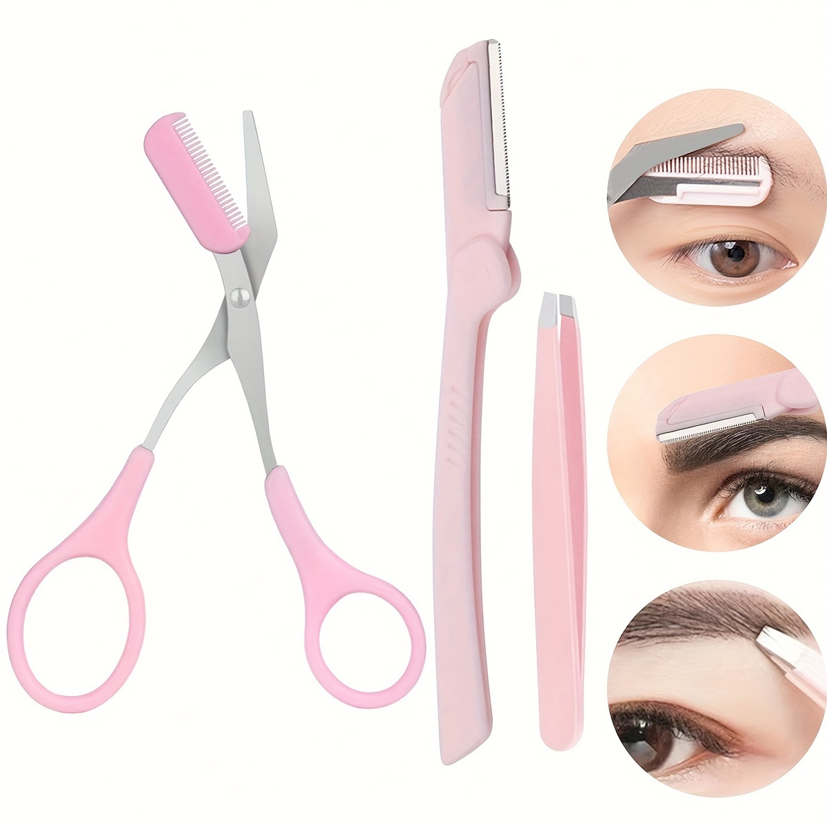 3pcs Set Eyebrow Kit For Women - Men'S Grooming Essentials のレビューと価格